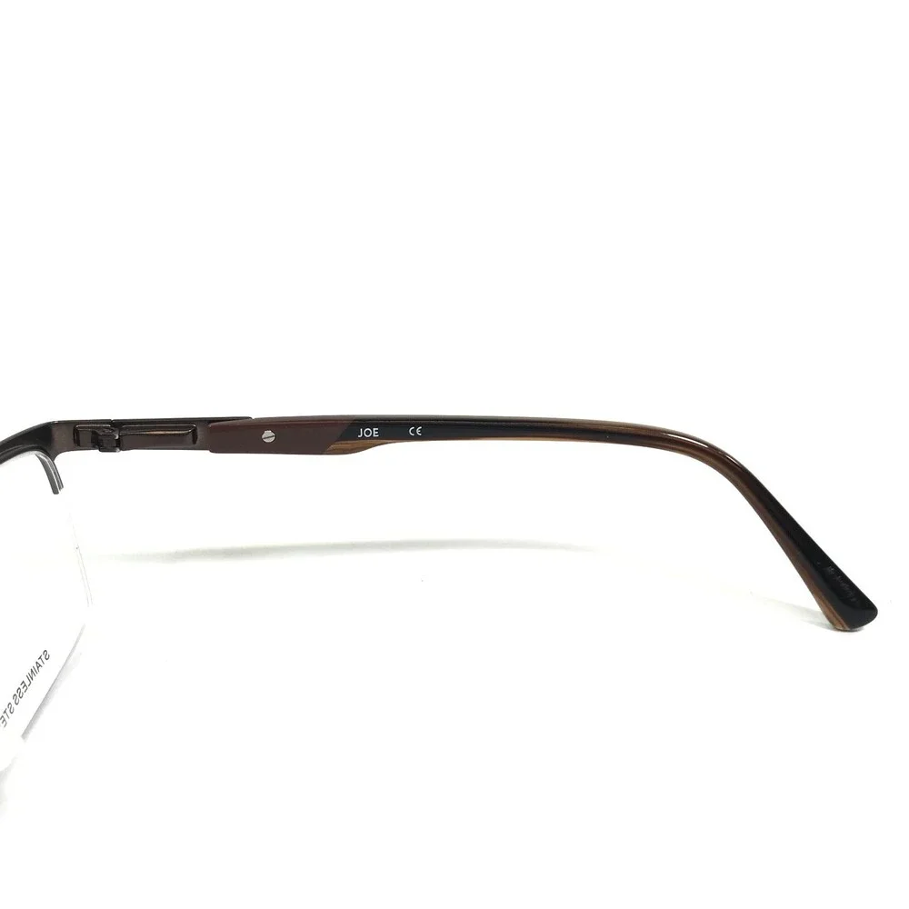 Joseph Abboud Eyeglasses Frames JOE4076 200 BROWN Rectangular Half Rim 54-17-140